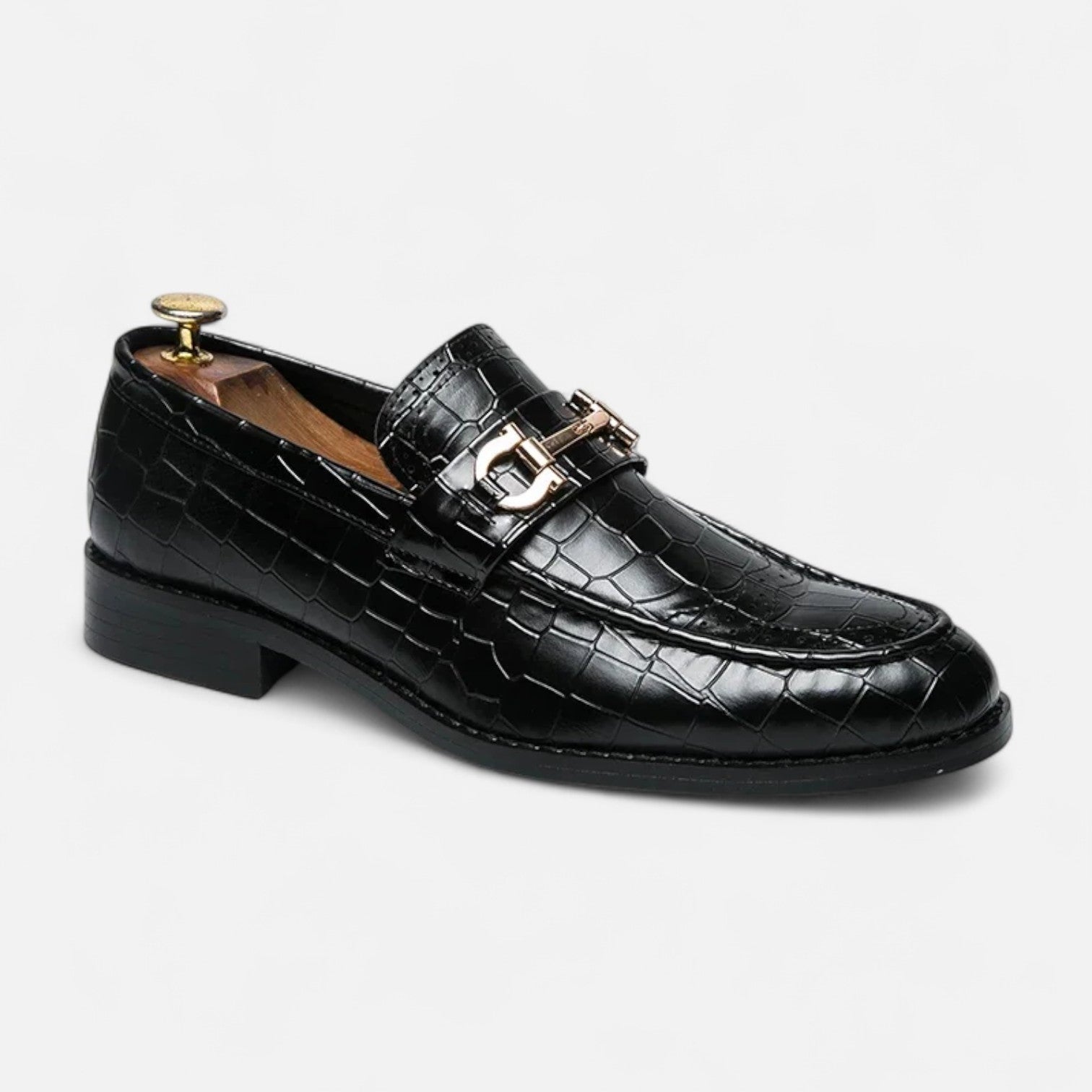 Mevassi | Men’s Patent‑Leather Pointed Slip‑On Loafers – Sophisticated Business‑Casual Footwear