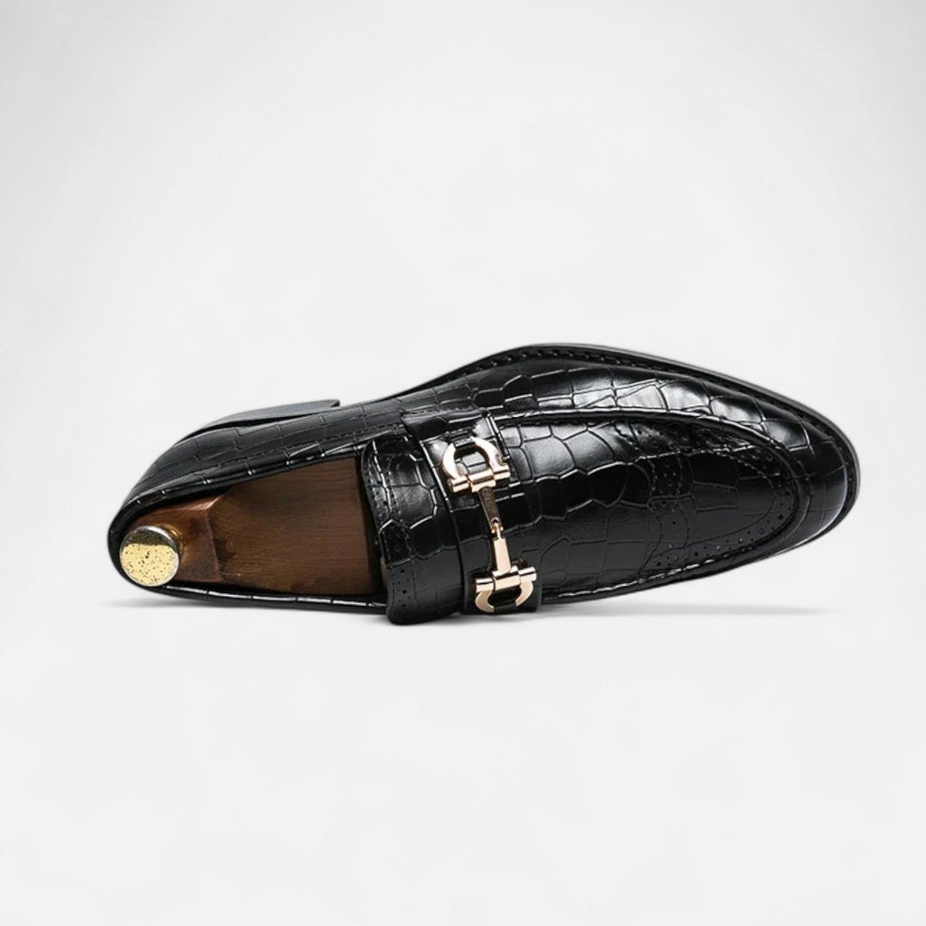 Mevassi | Men’s Patent‑Leather Pointed Slip‑On Loafers – Sophisticated Business‑Casual Footwear