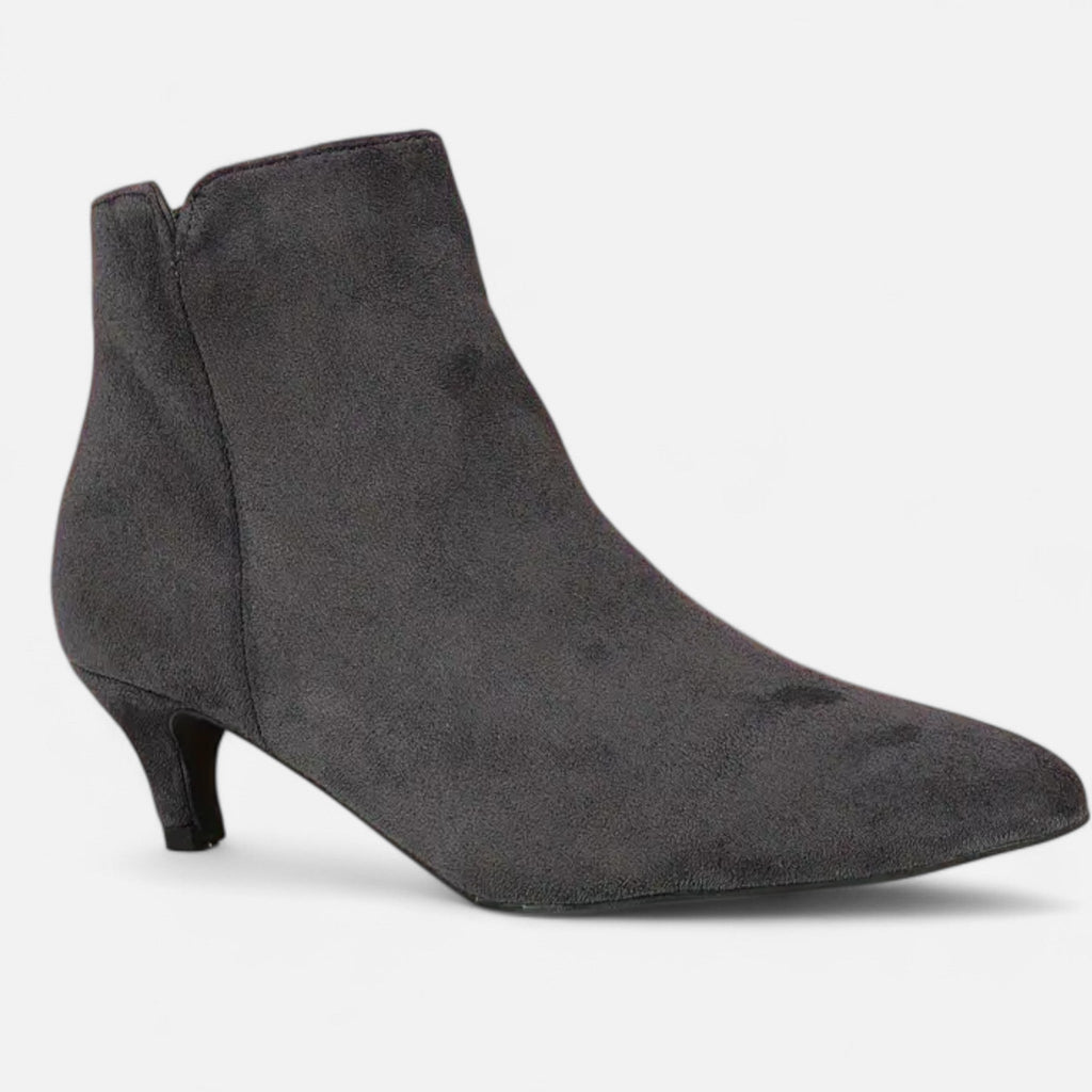 Mevassi | Women’s Ankle Boots – Elegant Black Side-Zip Style