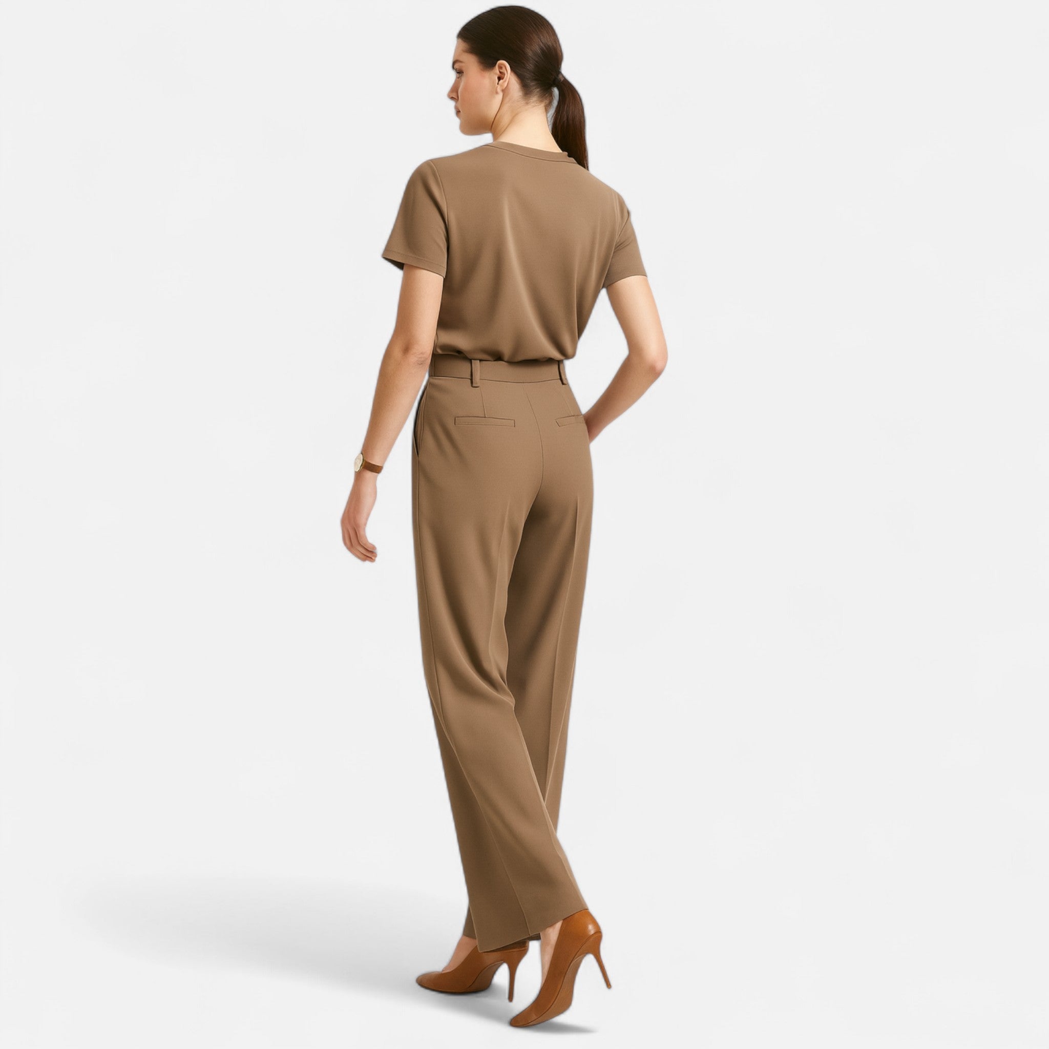 Mevassi | Women’s Harem Trousers – High-Waist Effortless Elegance