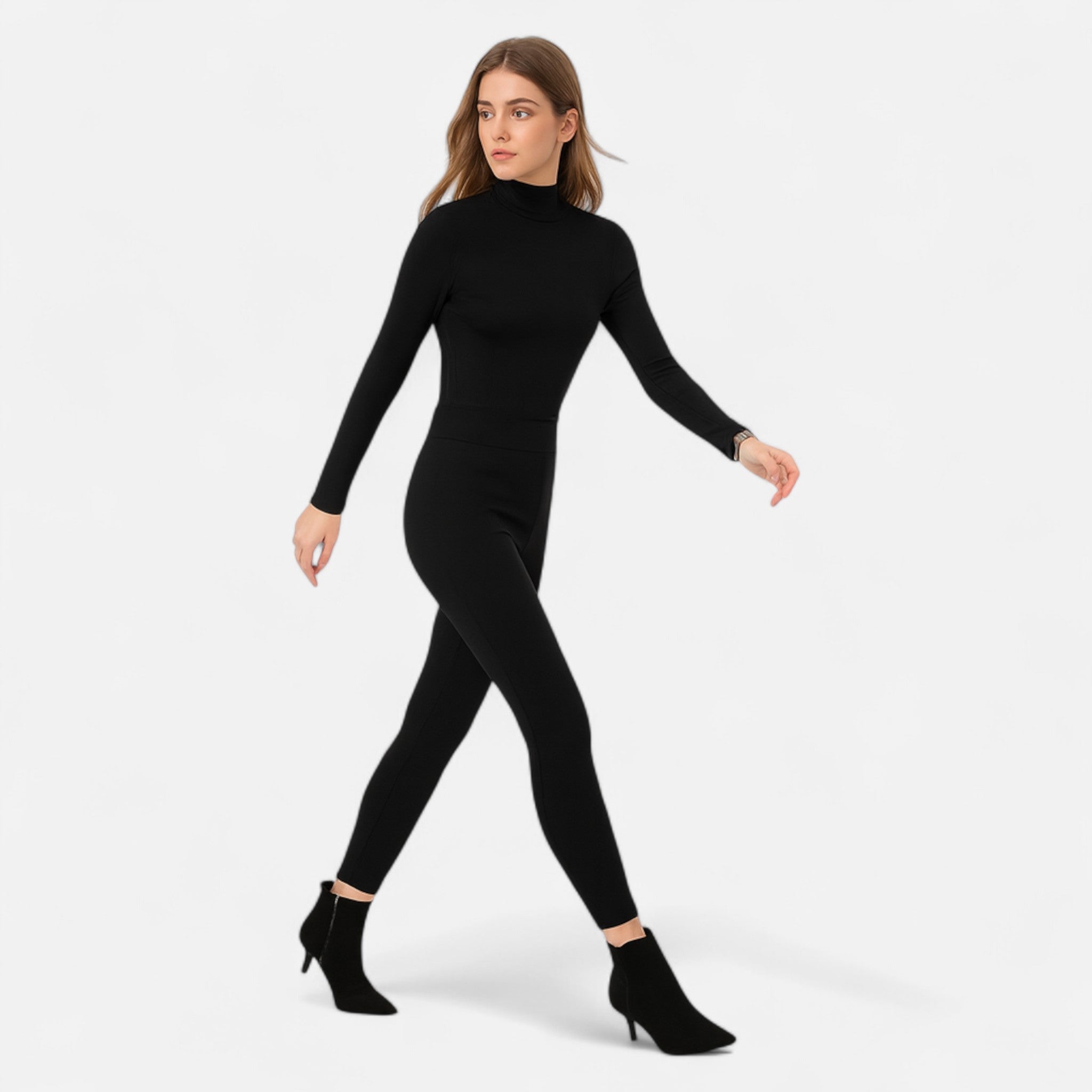 Mevassi | Women’s Ankle Boots – Elegant Black Side-Zip Style