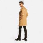 Mevassi | Men’s Long Coat – Wool Blend Pure Elegance