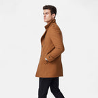 Mevassi | Men’s Wool Trench Coat – Timeless Heritage Elegance