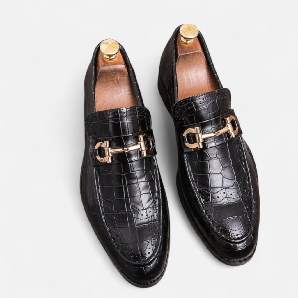 Mevassi | Men’s Patent‑Leather Pointed Slip‑On Loafers – Sophisticated Business‑Casual Footwear