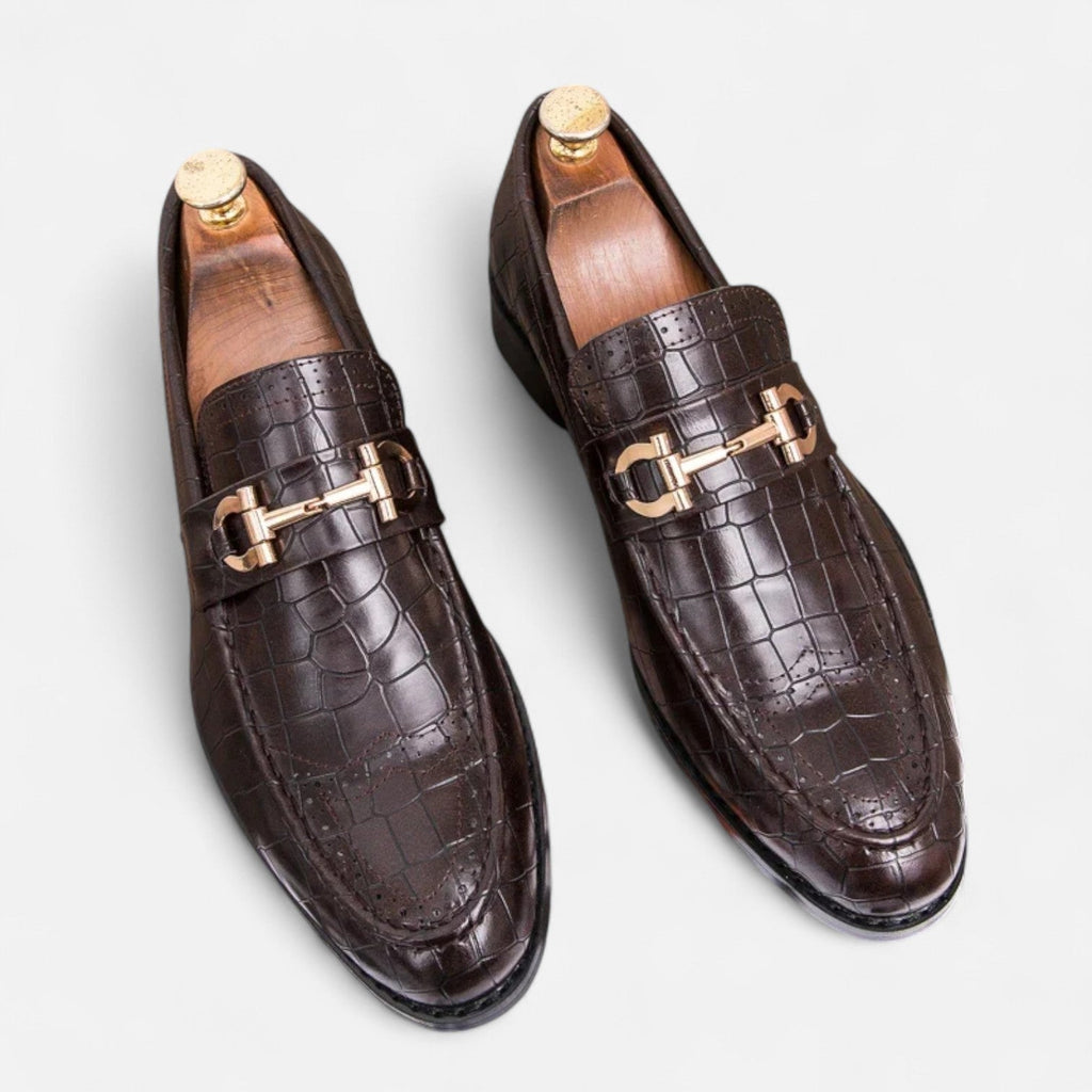 Mevassi | Men’s Patent‑Leather Pointed Slip‑On Loafers – Sophisticated Business‑Casual Footwear