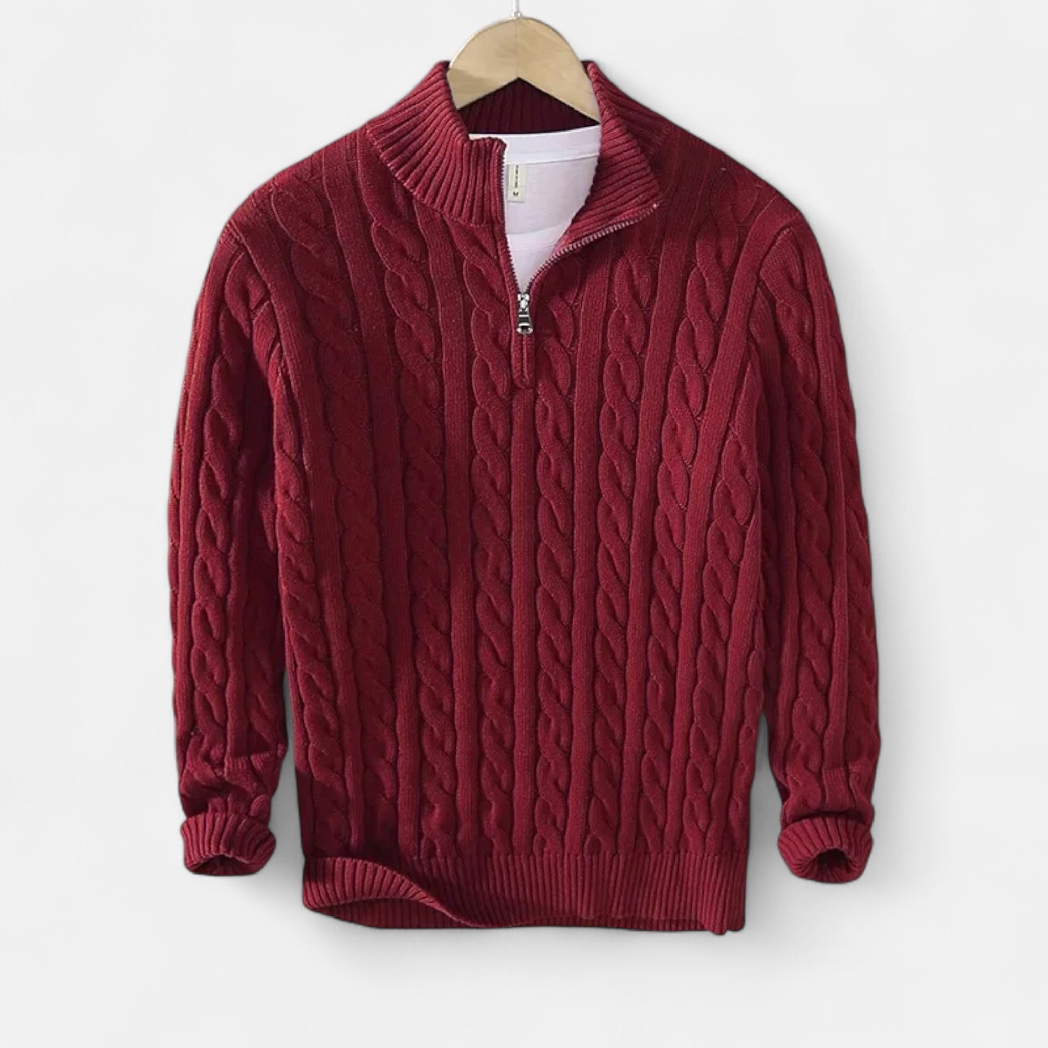 Men’s Knitwear – Warm Heritage High-Neck Style