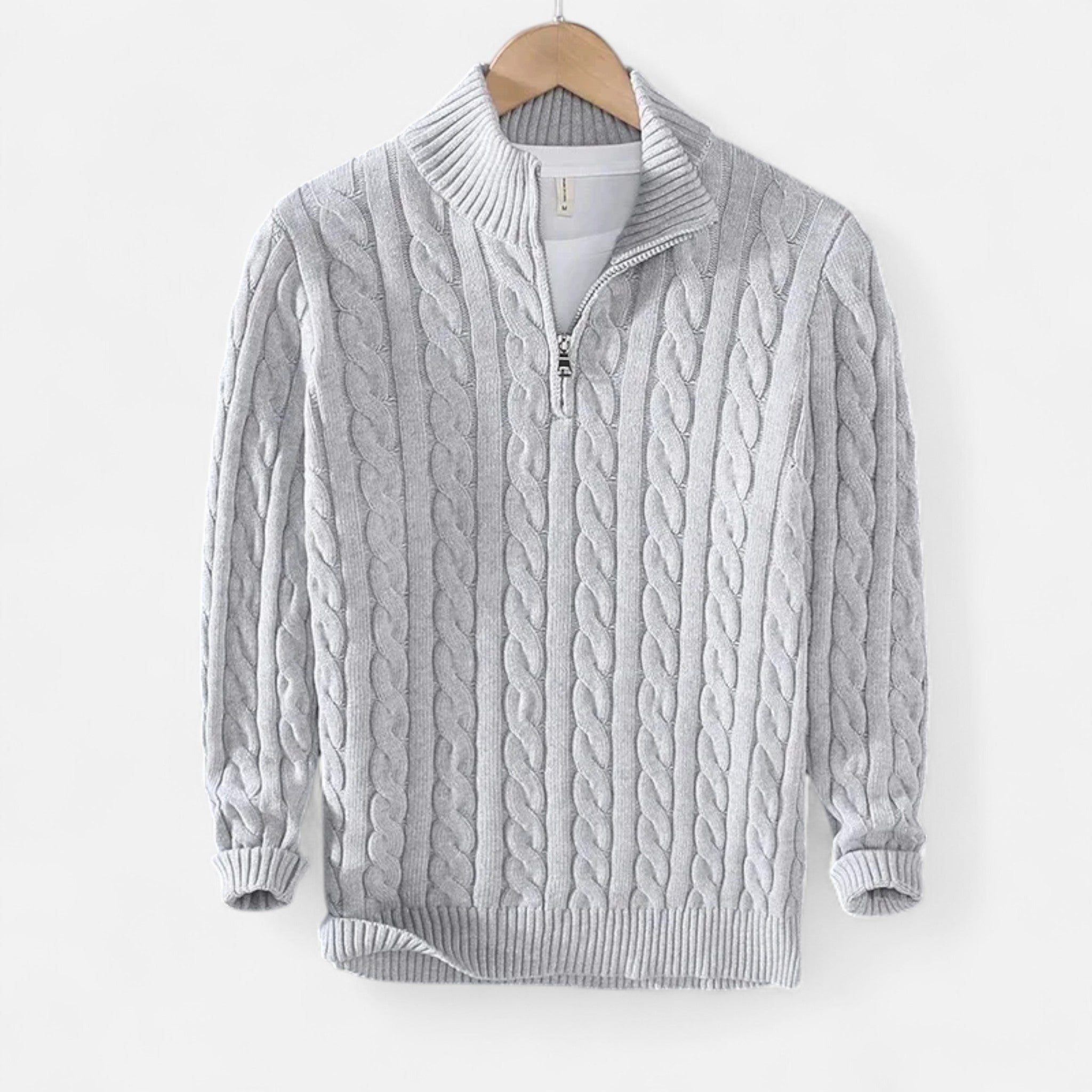 Men’s Knitwear – Warm Heritage High-Neck Style