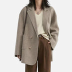 Mevassi | Women’s Double-Sided Coat – Classic Woollen Timeless Style